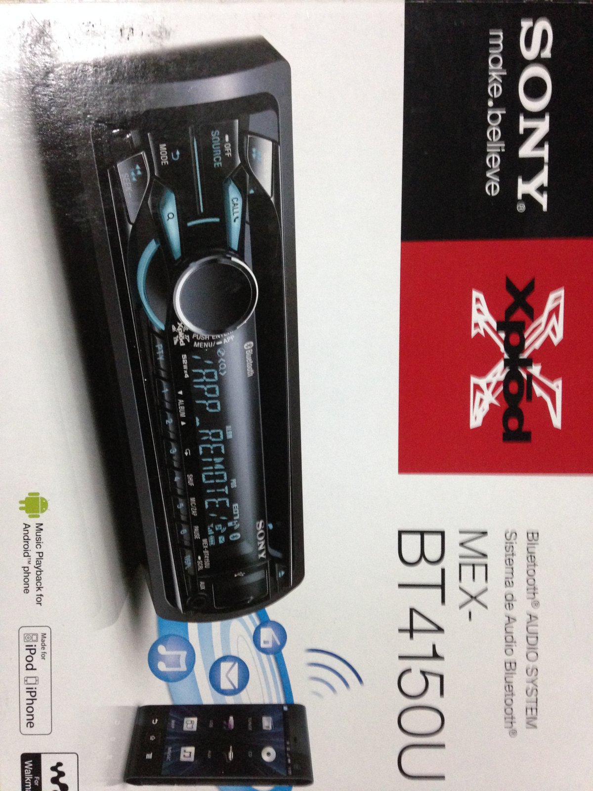Sony Music System Single Din