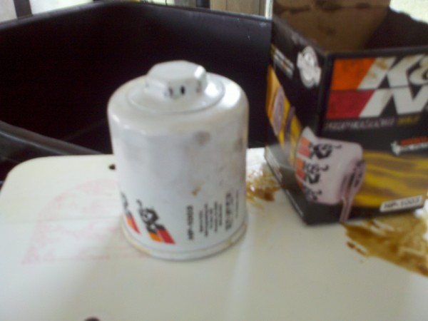 K&amp;N filter with nut.