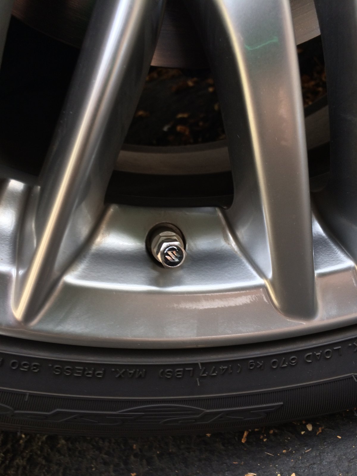 Suzuki Tire Stem Valve Caps